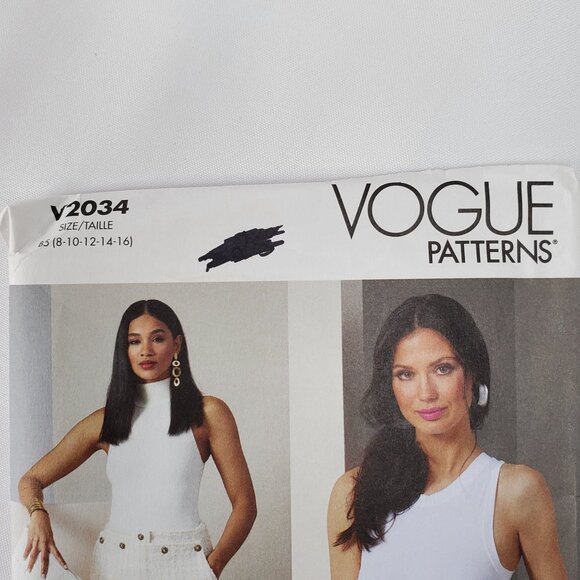 Vogue Patterns V2034 Misses Shorts & Pants Sewing Pattern Size B5 8-10-12-14-16 - Picture 2 of 6